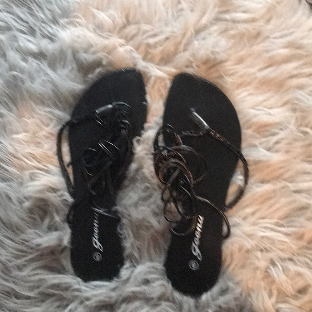 Lace Up Sandals Size 8...Used 1 time